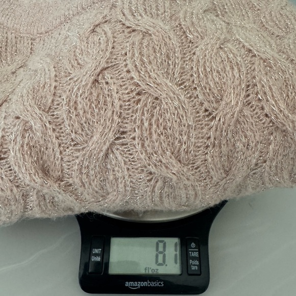 1. State Women's Cable Knit Sweater - Pink US M - Picture 9 of 9